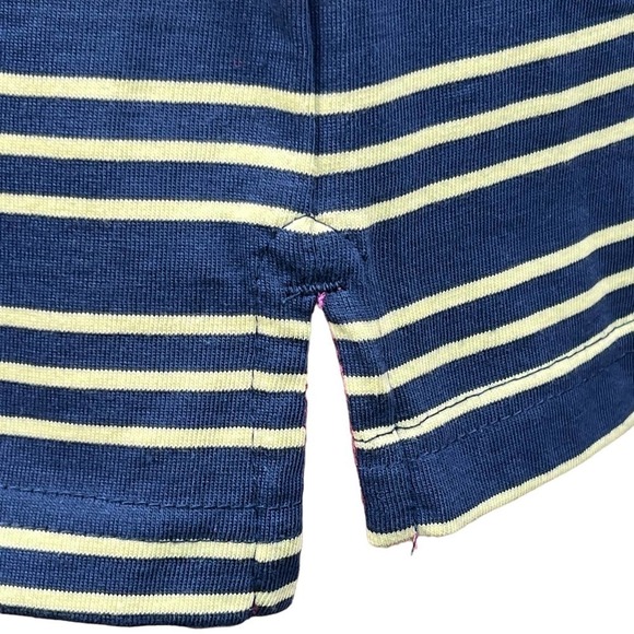 Margaritaville Men's Blue & Chartreuse Striped Polo with UPF +30 Large NWT - Picture 6 of 15